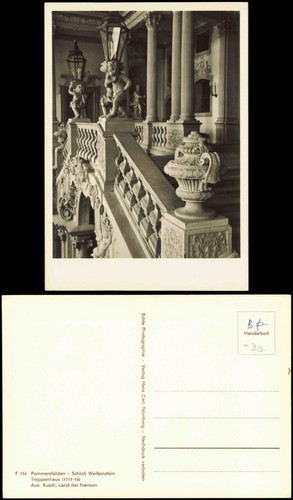 Ansichtskarte pommersfelden - ansichtskarte,